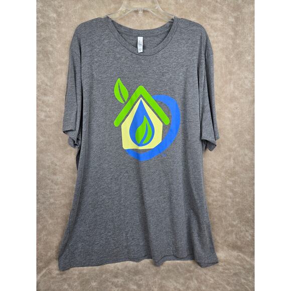 Norwex T-shirt 3XL Short Sleeve Gray Shirt with Norwex Logo - Picture 2 of 3